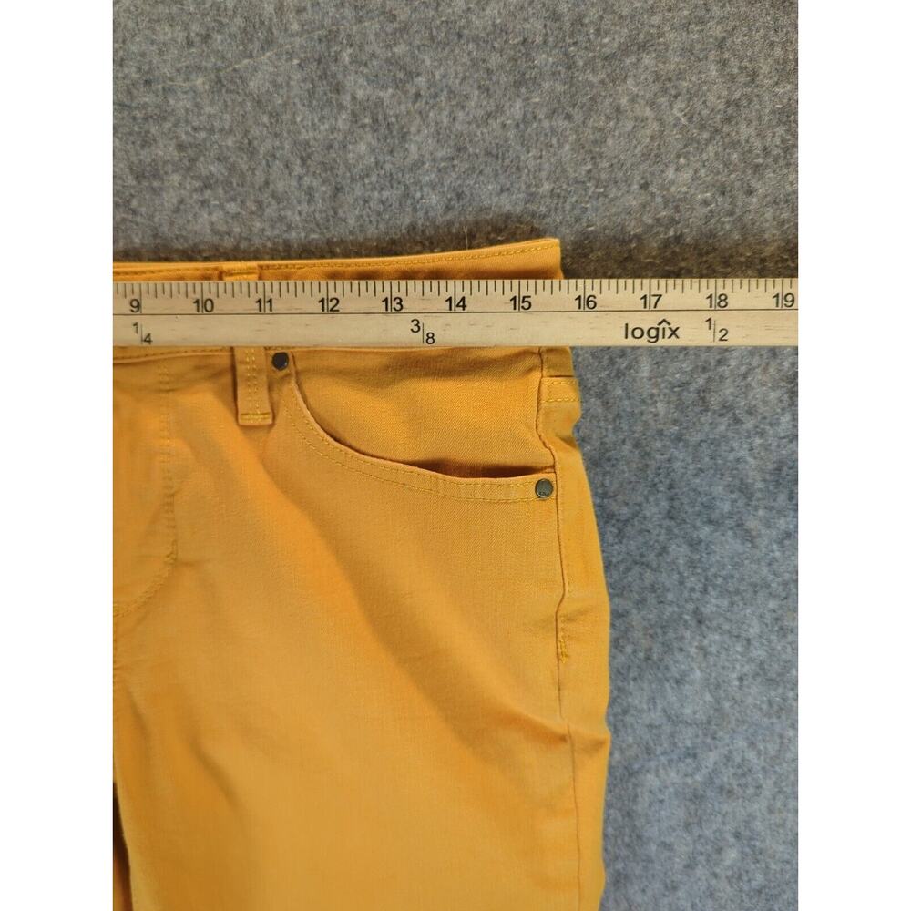A.N.A A New Approach Jeans Womens 10 Yellow Skinny Ankle Stretch Cotton - Picture 4 of 9